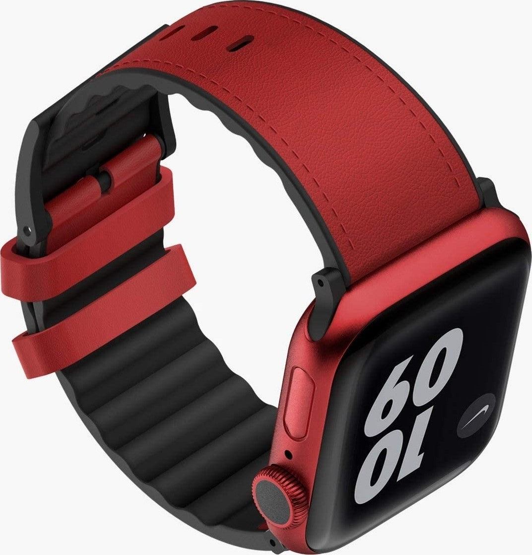 Viva Madrid Ventrux Leather Strap for Apple Watch 42/44mm - Blush Beige