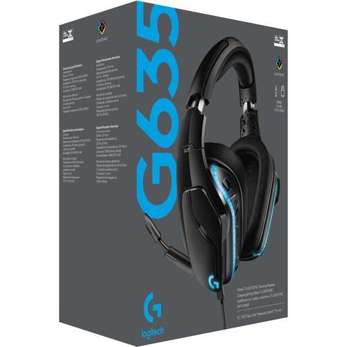 Logitech G635 7.1 Surround Sound Lightsync Gaming headset