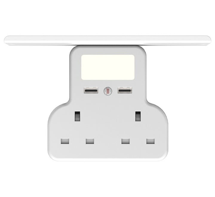 Porodo Multi-Function Socket and Night Light 13A 12W - White