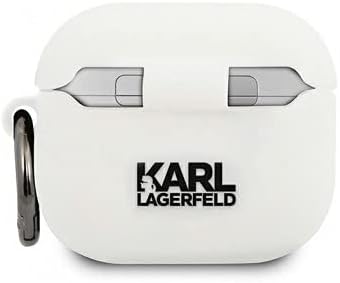 Karl Lagerfeld Silicone Choupette Case For Apple Airpods 3 - White
