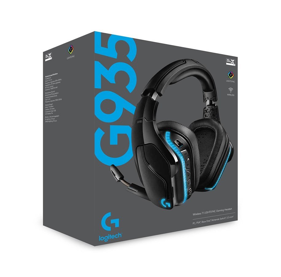 Logitech G935 Wireless 7.1 Surround Sound Gaming Headset