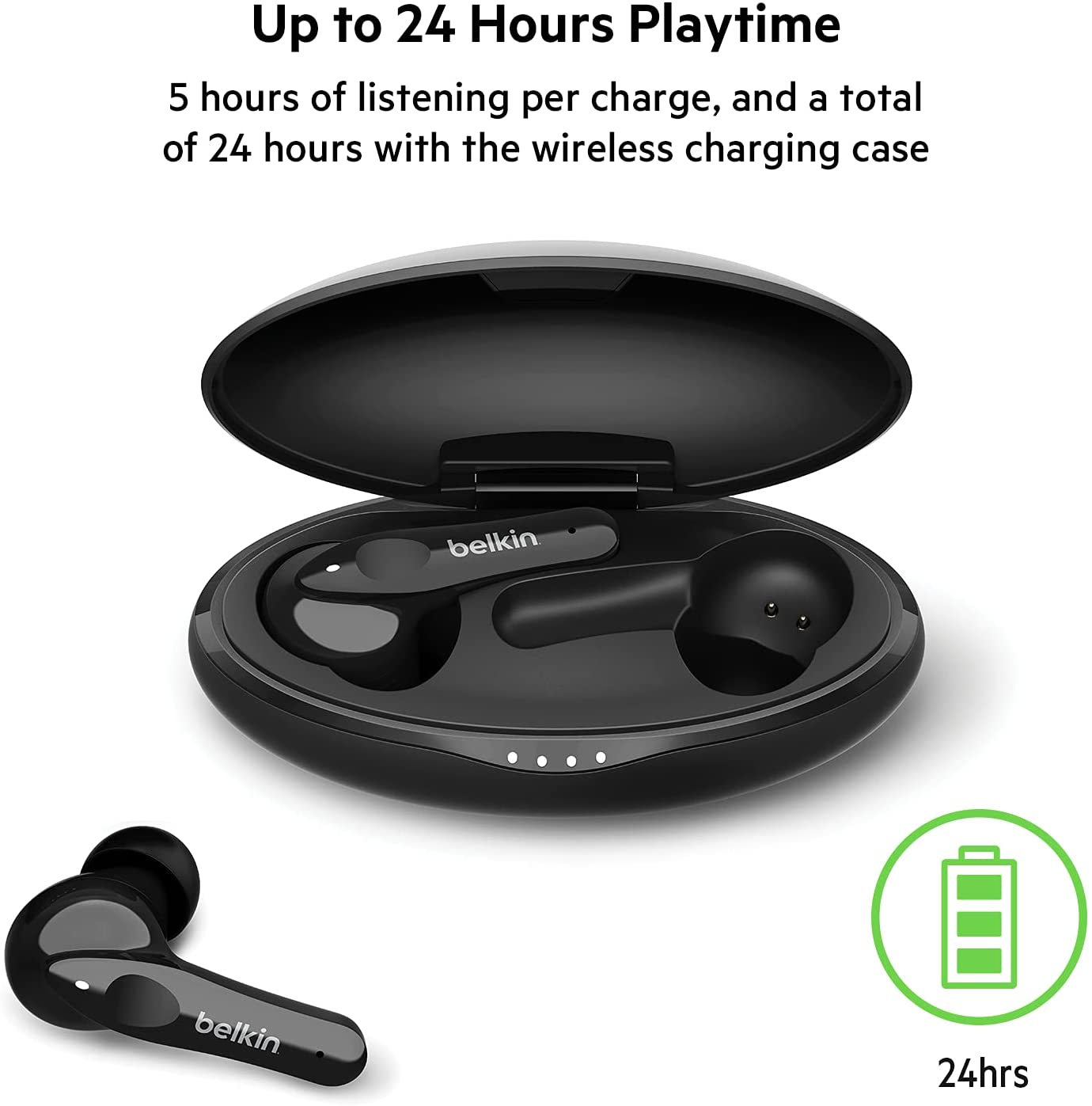 Belkin SoundForm Move Plus True Wireless EarBuds