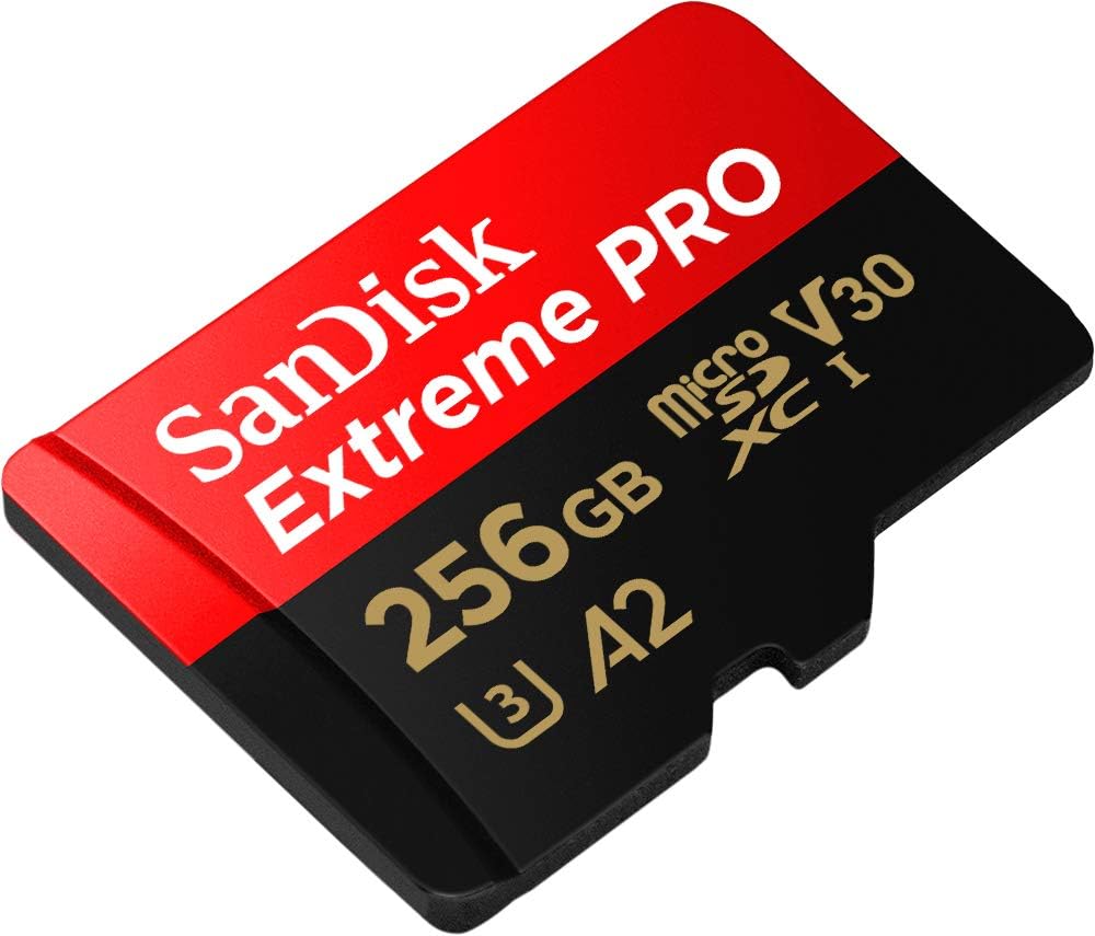 SanDisk Extreme PRO microSDXC UHS-I U3 256GB V30 C10 A2 200