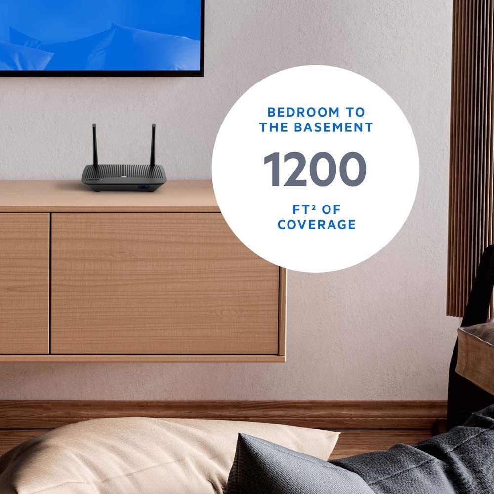 Linksys MR6350 Mesh Wifi 5 Router, Dual-Band AC1300
