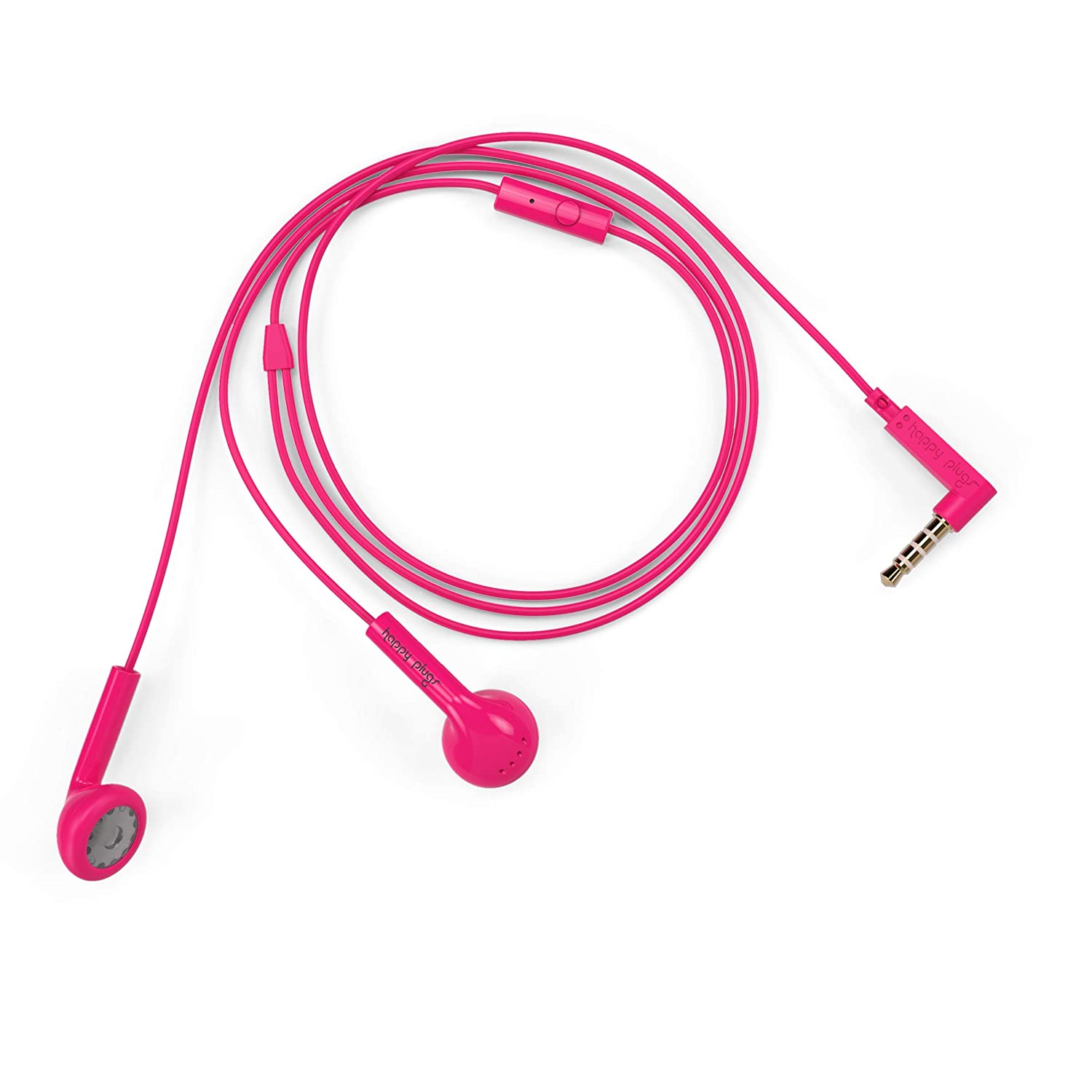 Happy Plugs Earbuds Cerise
