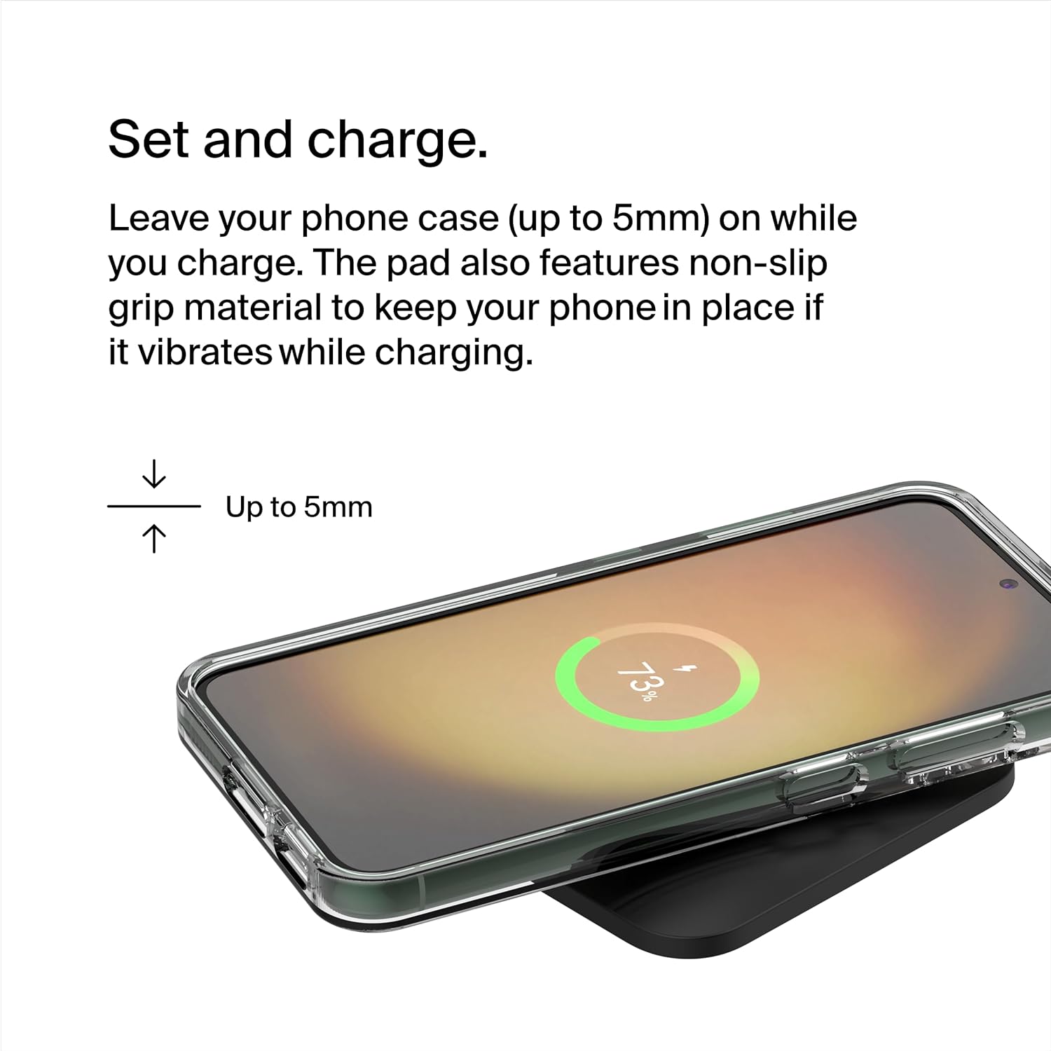 Belkin BoostCharge Pro 15W Universal Easy Align Wireless Charging Pad