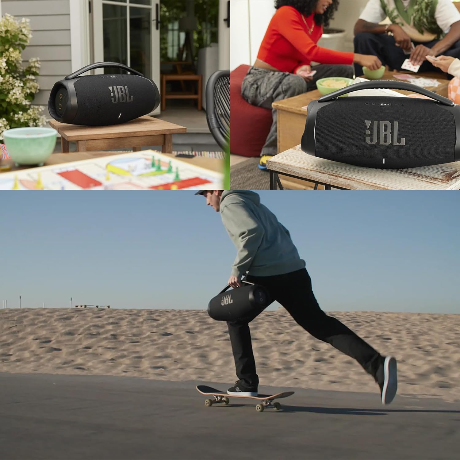 JBL Boombox 3 WiFi Wireless Bluetooth Streaming Portable Speaker