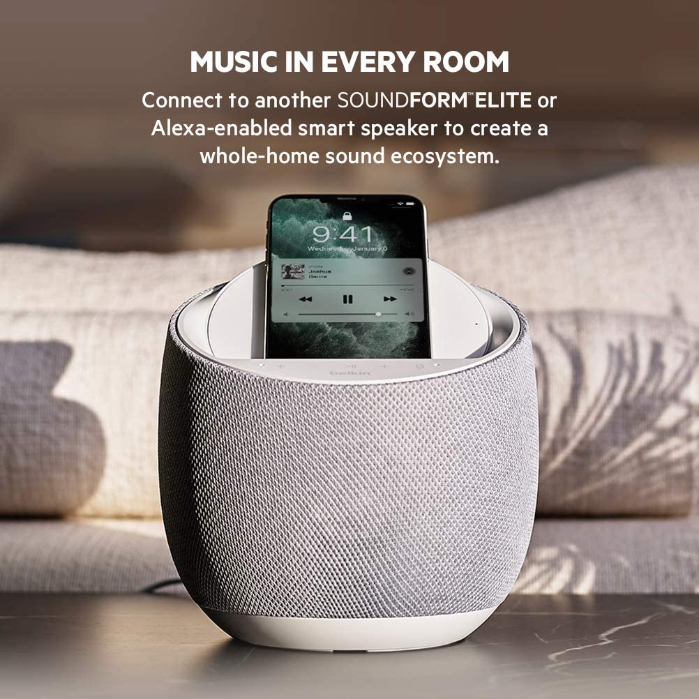 Belkin SoundForm Elite Hi-Fi Smart Speaker