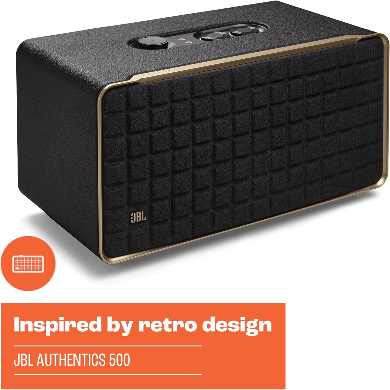 JBL Authentics 500 Portable Bluetooth Speaker with WiFi - Black