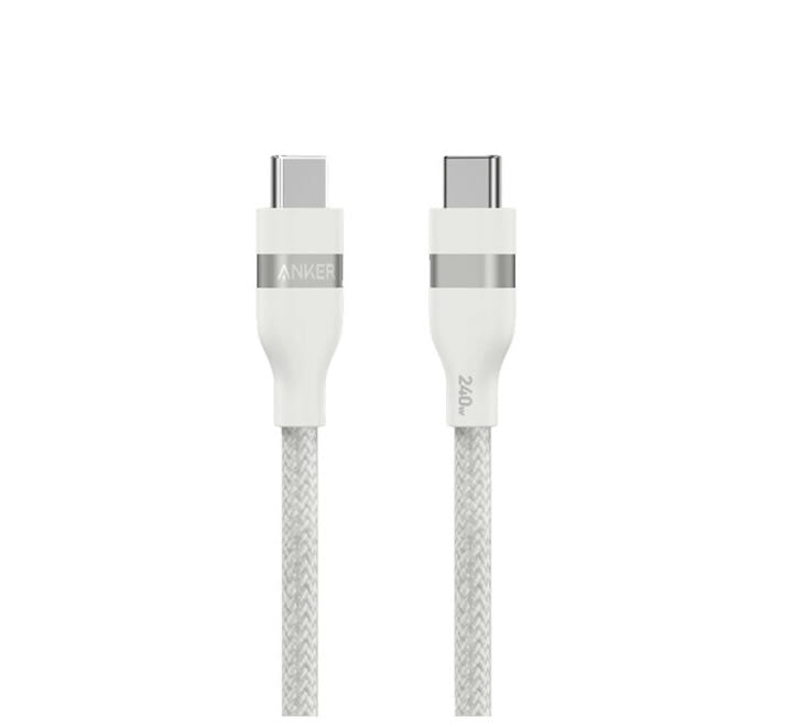 Anker USB C to C Cable A82E2H22 6FT 240W- White
