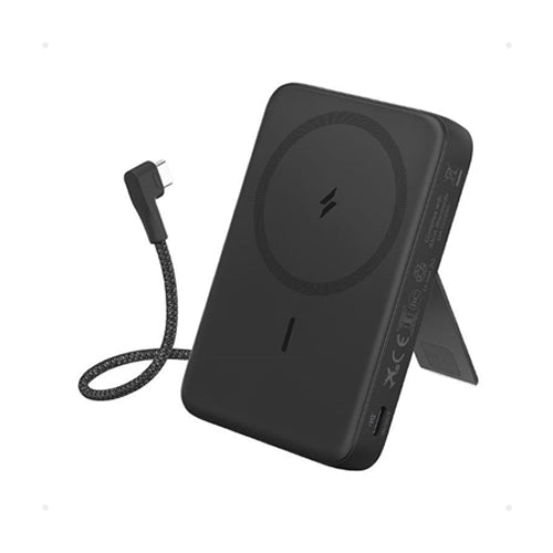 Anker Power Bank (10K, Magnetic, Built-In USB-C) Cable A1685H11