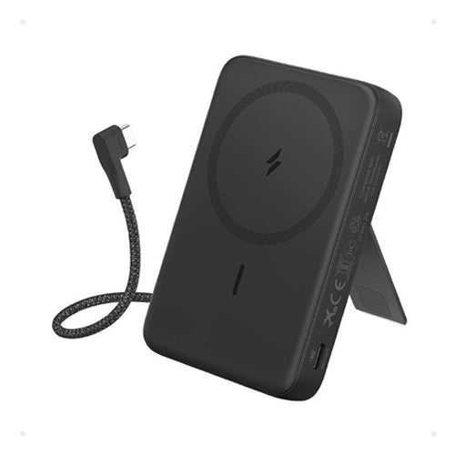 Anker Power Bank (10K, Magnetic, Built-In Cable)