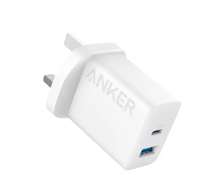 Anker 20W A2348 Wall Charger A2348K21 (2 Ports) High Speed Charger - White