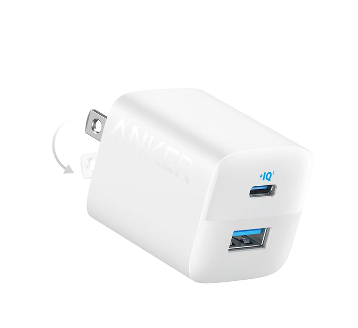 Anker 323 Compact 33W A2331K21 Dual-Device Charger 2 ports - White