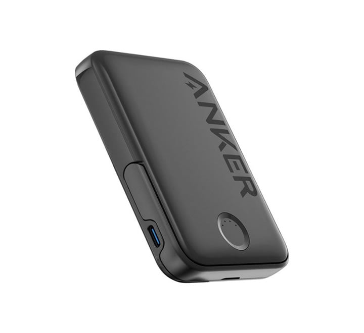 Anker Power Bank 322 MagGo 5000mAh MagSafe Battery Portable Charger - Black