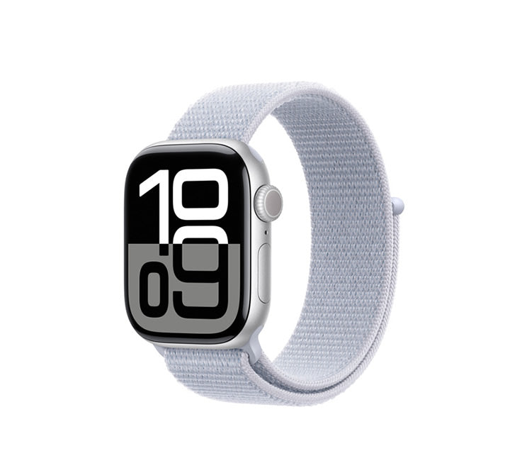 Apple WATCH 42MM S10 GPS Silver  AL Blue Cloud