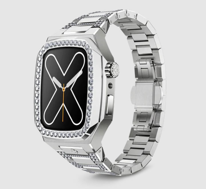 Apple Watch 41mm Case - EVD - Iced Silver WC-EVDI41-SL