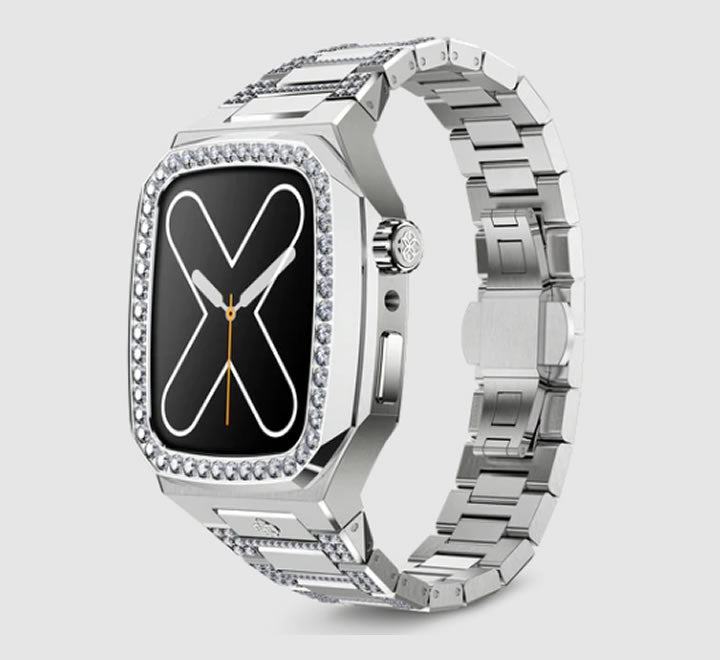 Apple Watch 45mm Case - EVD - Silver WC-EVD45-SL