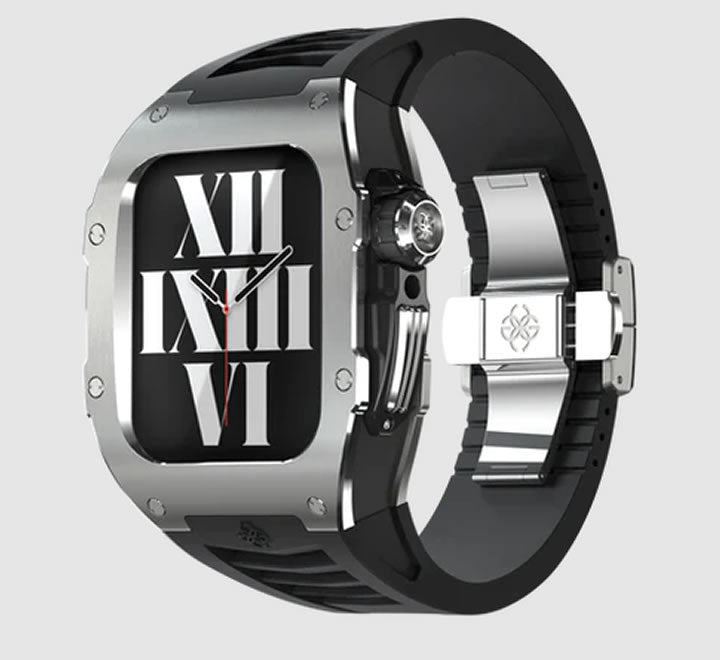 Apple Watch 45mm Case - RST - OYAMA TITAN WC-RST45-BK-SL