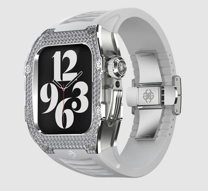 Apple Watch 45mm Case - RST - SnowFlake WC-RST45-BK-SL-SW