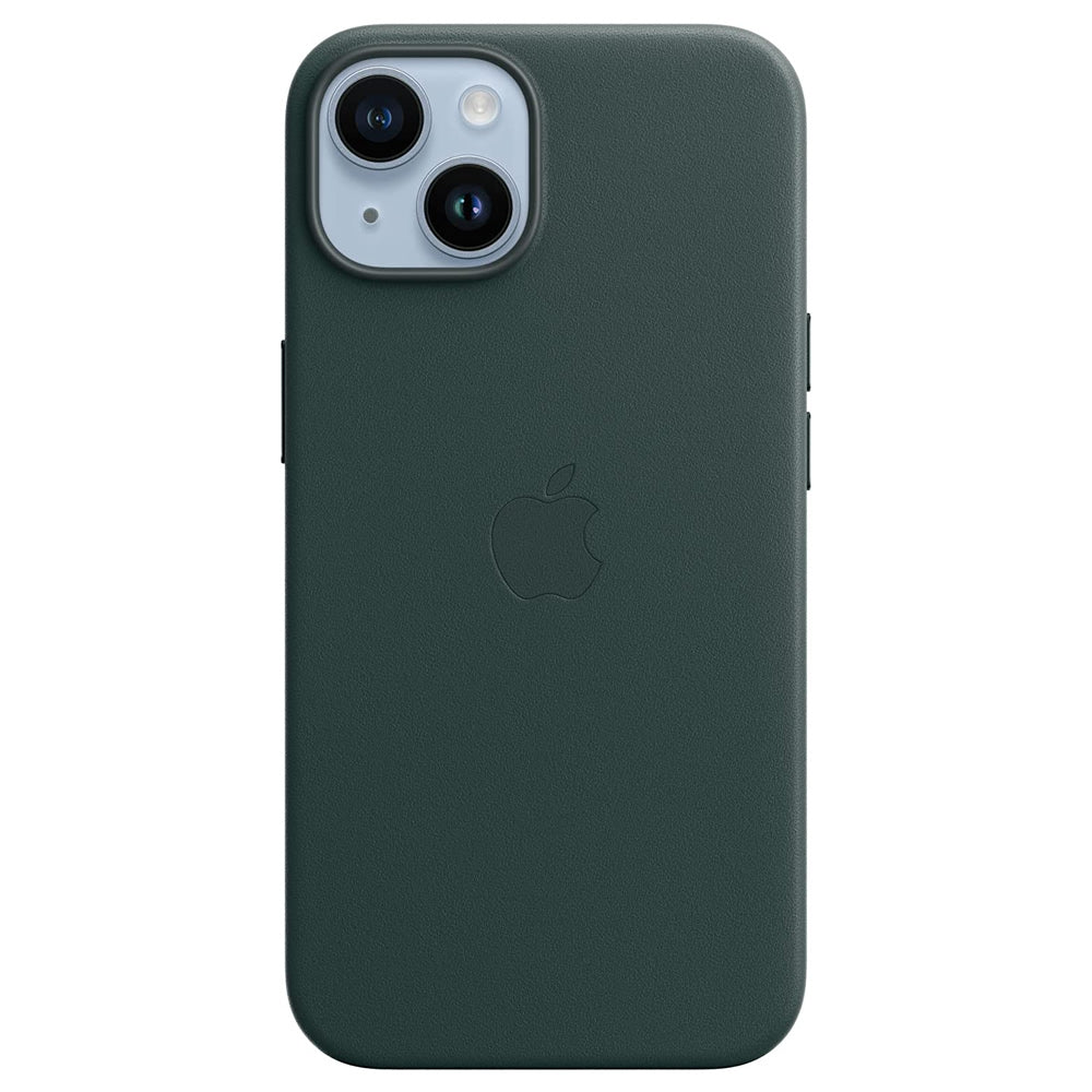 Apple iPhone 14 Leather Case with MagSafe - Forest Green