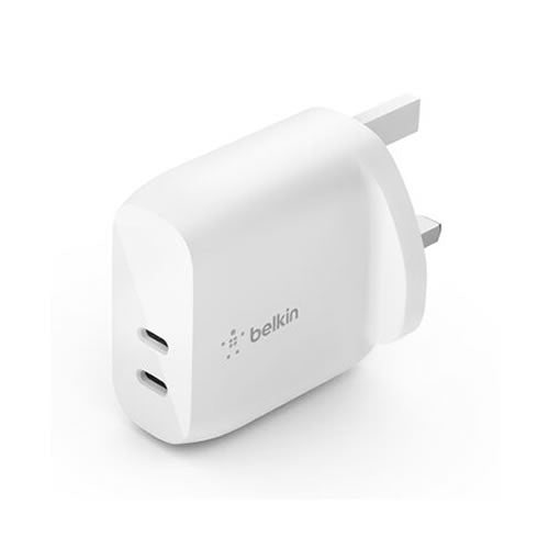 Belkin Dual USB-C PD Wall Charger 40W