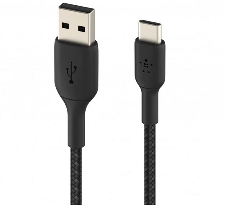 Belkin BoostCharge 2m Braided USB-C to USB-A Cable