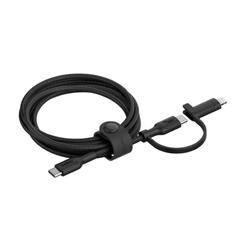 Belkin 2-IN-1 Charging Cable with USB-C and Lightning Connector