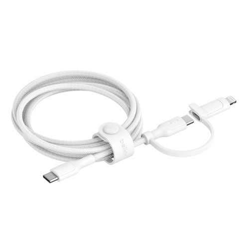Belkin 2-IN-1 Charging Cable with USB-C and Lightning Connector