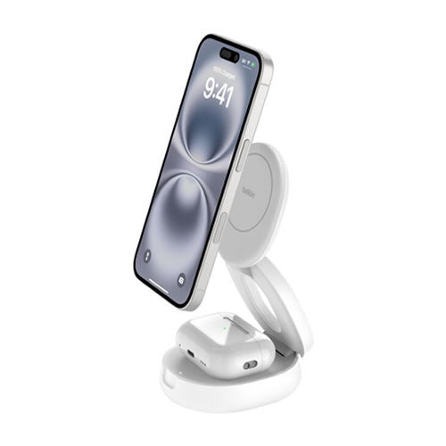 Belkin Qi2 2-in-1 Convertible Magnetic Charging Stand