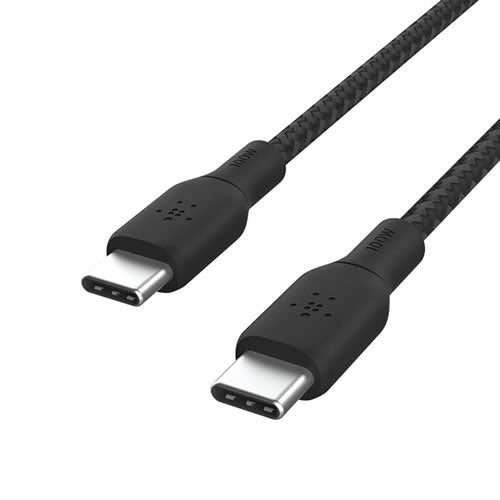 Belkin Braided USB-C to USB-C 2.0 100W Cable 3M - White