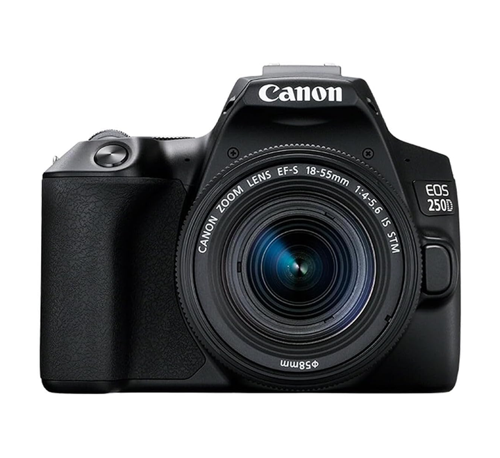CANON EOS 250D 24.2MP 4K Digital SLR Camera with 18-55mm dc
