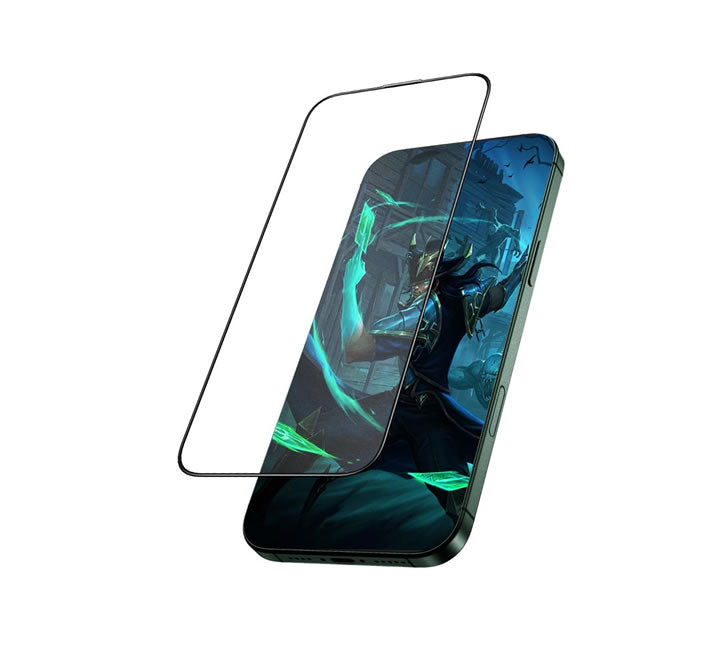 Green Lion 9H Steve Privacy Glass Screen Protector for iPhone 16 6.1 - Black