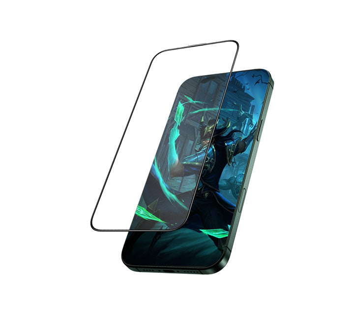 Green Lion 9H Steve Matte Privacy Glass Protector for iPhone 16 Pro Max - Black