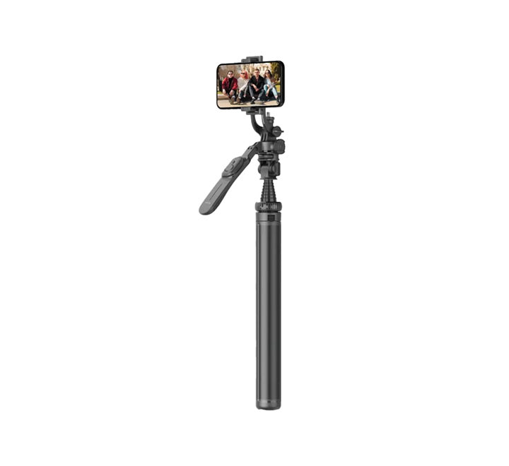 Green Lion Extendable Selfie Stick Tripod - Black
