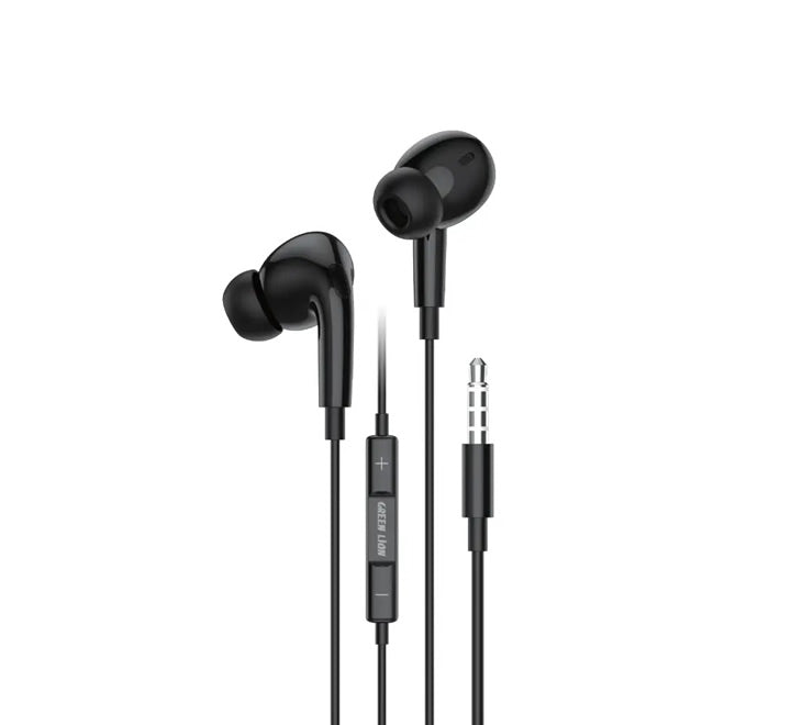 Green Lion GL-Stereo Pro Wire Control With Microphone - Black