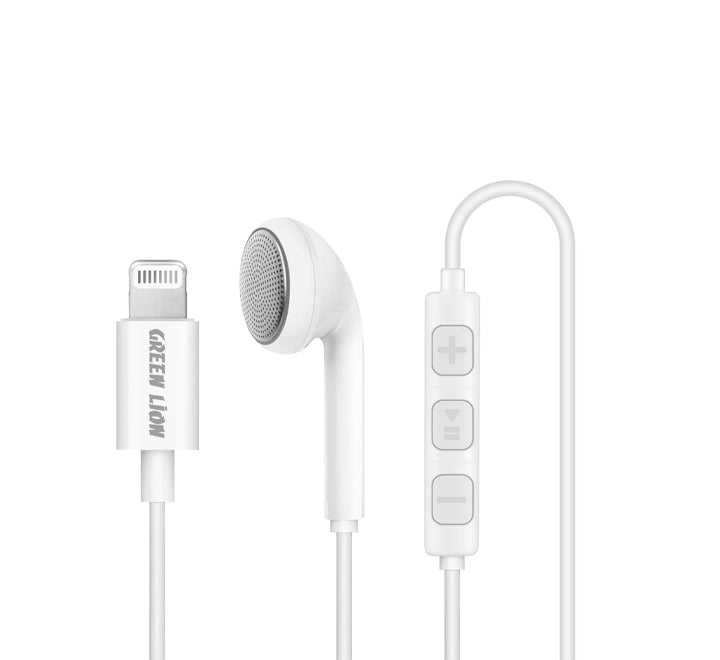Green Lion MFI Mono Earphone with Lightning Connector