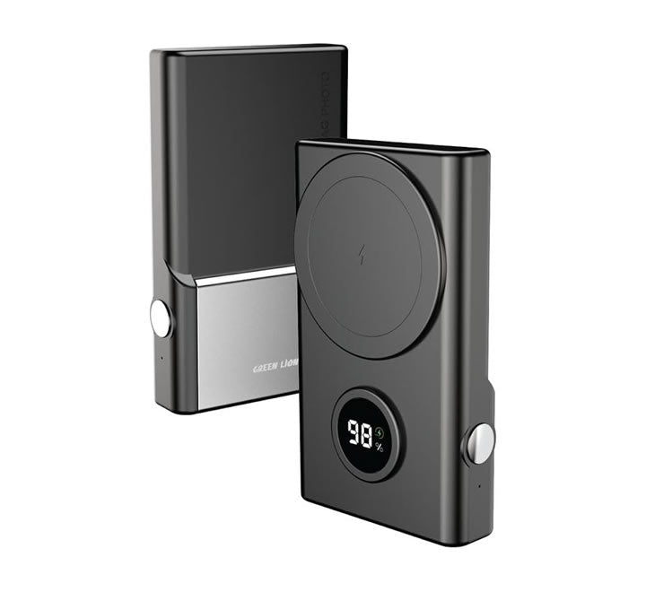 Green Lion MagSnap Pro 10000mAh Power Bank- Black