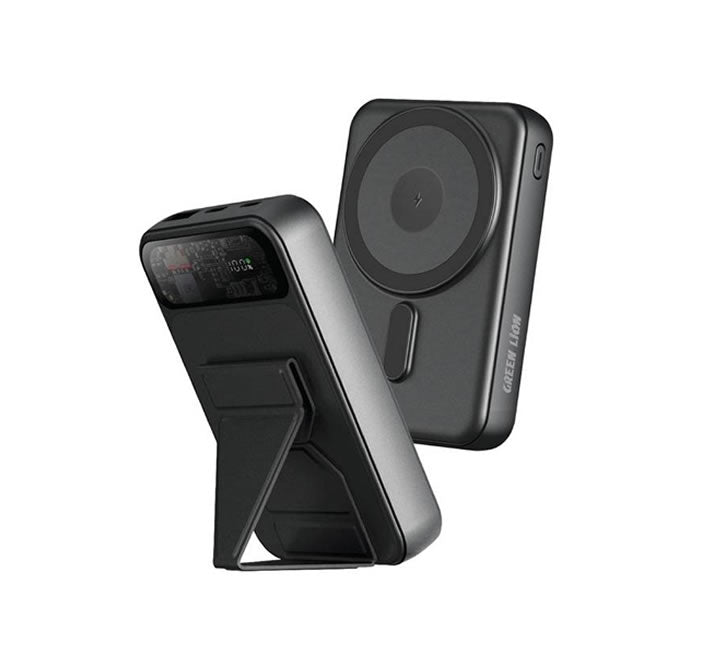 Green Lion Prague 10000 mAh MagSafe Power Bank- Black