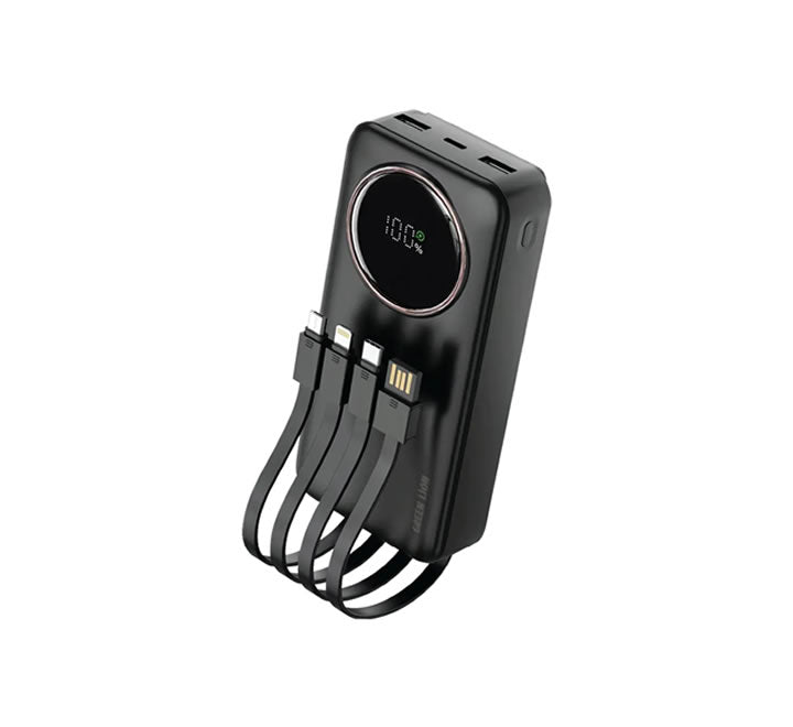 Green Lion Power Pulse 20000 mAh Power Bank PD 22.5W- Black