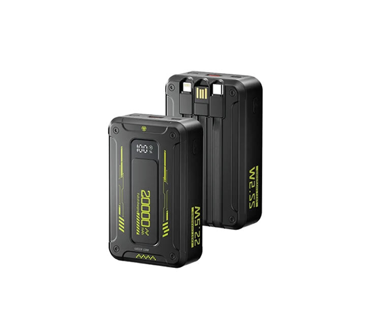 Green Lion Xtreme 20 Power Bank 20000 mAh PD 22.5W - Black