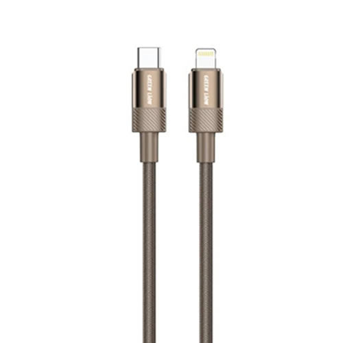 Green Lion Desert Spark Cable USB-C to Lightning 30W - Desert Titanium