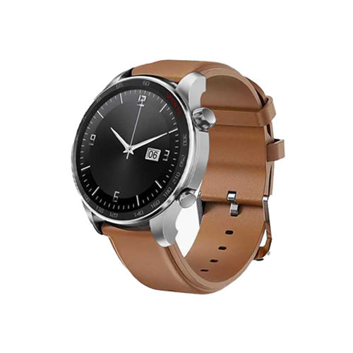 Green Lion G-Wear Amoled Watch - Silver/Brown