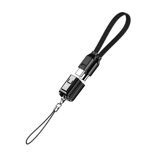 Green Lion Lanyard Cable USB-C to USB-C 60W - Black