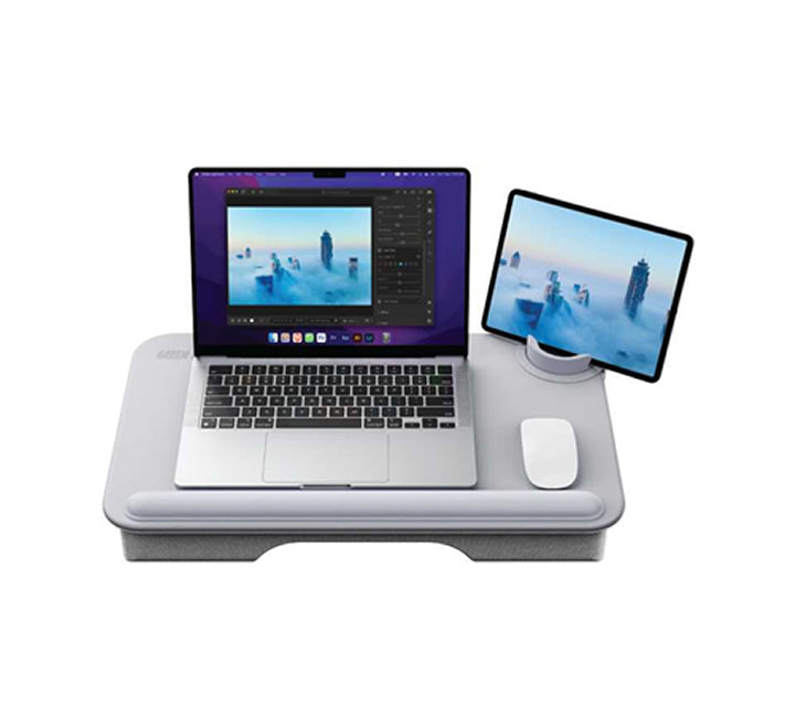 Green Lion Multi-Functional Cushioned Lap Desk 17INCH - Gray