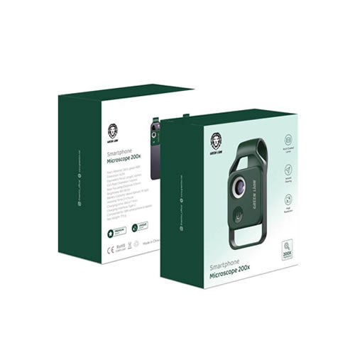 Green Lion Smartphone Microscope 200x - Green