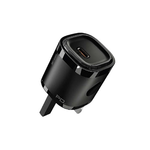 Green Lion Mini PD Wall Charger PD 20W UK - Black