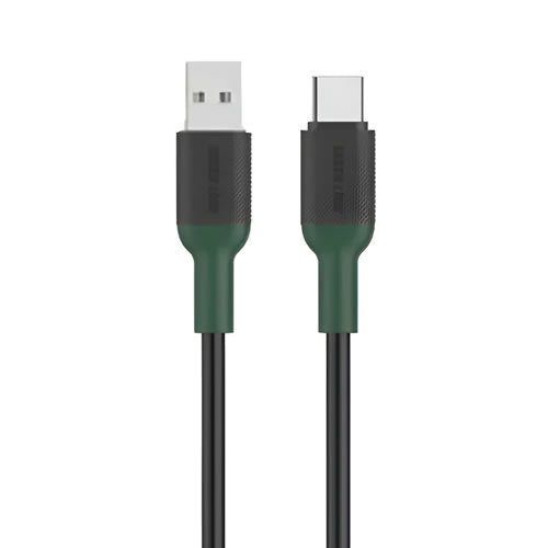 Green Lion USB-A to Type-C TPE Cable 3M - Black