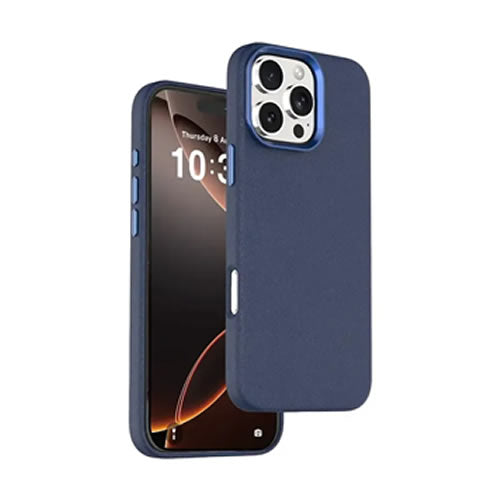 Green Lion Heritage Magsafe Leather case iPhone 16 Pro Max - Blue