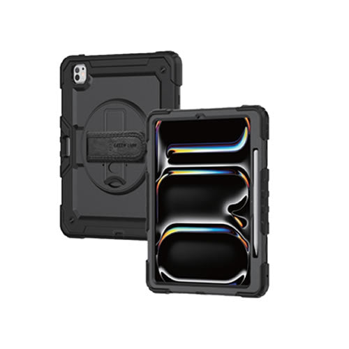 Green Lion Trioshield IPad Pro 13  Case - Black